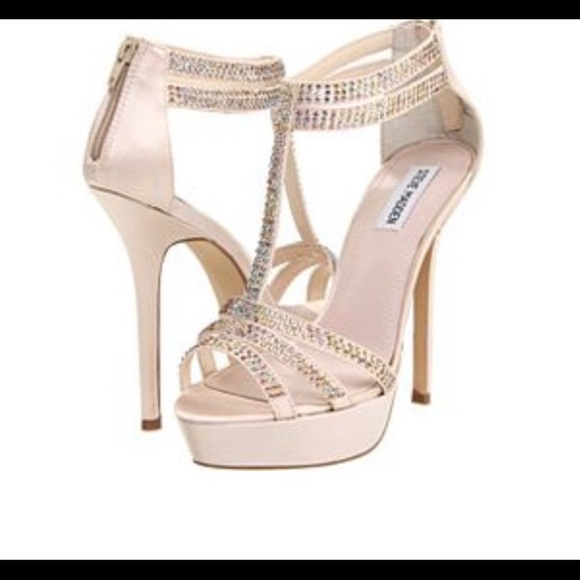 steve madden champagne heels